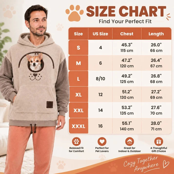 Levari Cuddle Hoodie — Built-In Pet Pouch