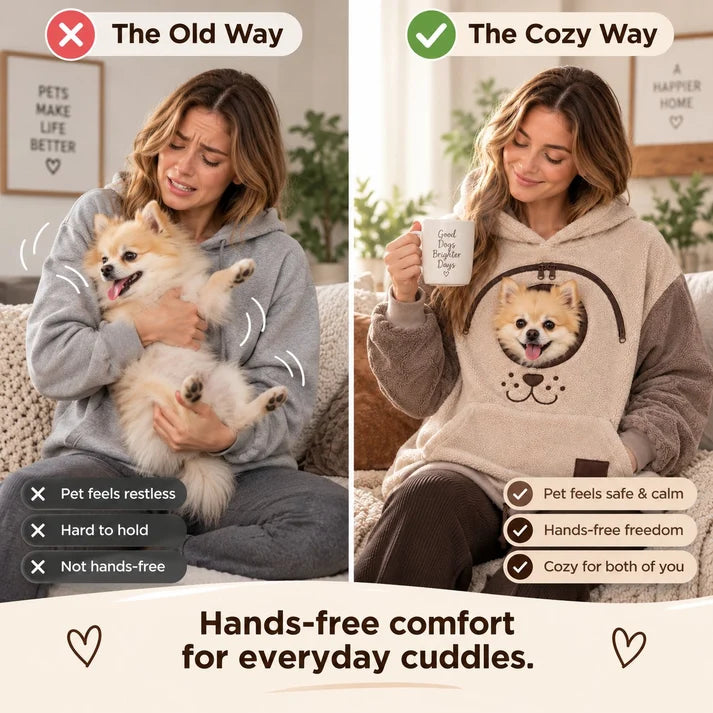 Levari Cuddle Hoodie — Built-In Pet Pouch