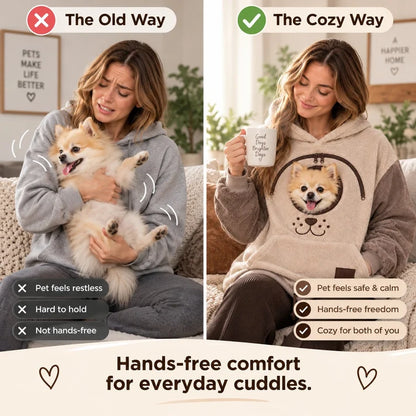 Levari Cuddle Hoodie — Built-In Pet Pouch